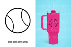 Softball Doodle Sport Ball Clipart Bundle - CraftNest - Digital Crafting and Art