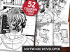 Softwareentwickler Malbuchbücher