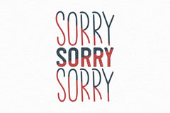 Sorry SVG Bundle - CraftNest - Digital Crafting and Art