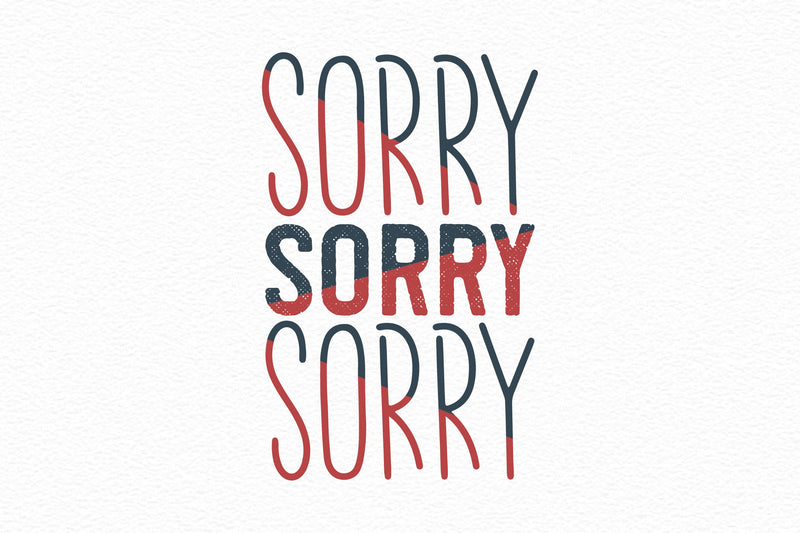 Sorry SVG Bundle - CraftNest - Digital Crafting and Art