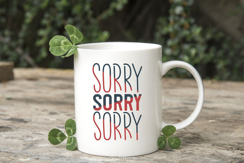 Sorry SVG Bundle - CraftNest - Digital Crafting and Art