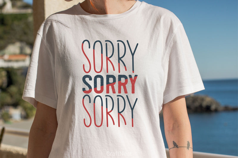Sorry SVG Bundle - CraftNest - Digital Crafting and Art