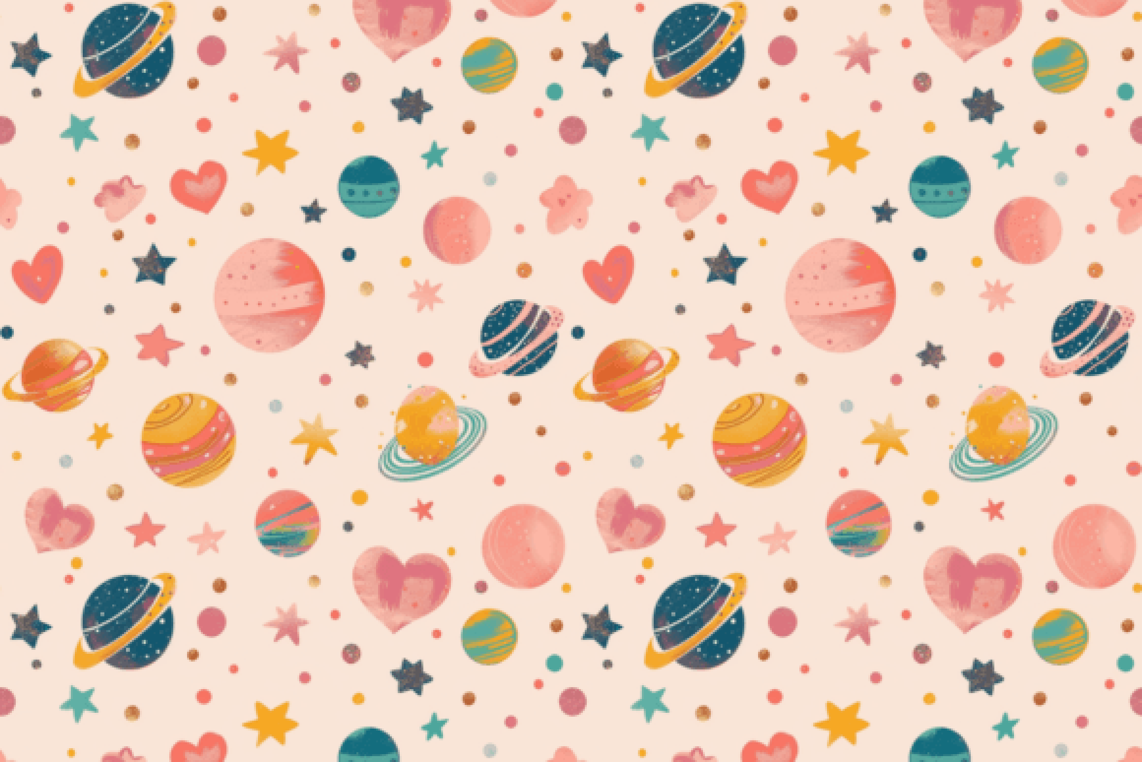 Seamless Space Pattern Set
