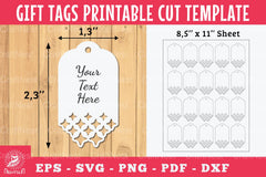 Sparkling Stars Gift Tags Printable Bundle - CraftNest - Digital Crafting and Art