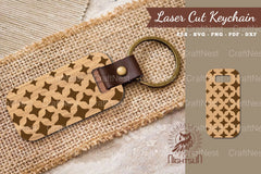 Sparkling Stars Laser Cut Keychain Design Bundle - CraftNest - Digital Crafting and Art