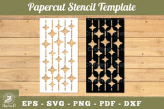Sparkling Stars Papercut Stencil Clipart Bundle - CraftNest - Digital Crafting and Art