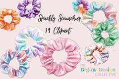 Sparkly Scrunchie Clipart Bundle - CraftNest - Digital Crafting and Art