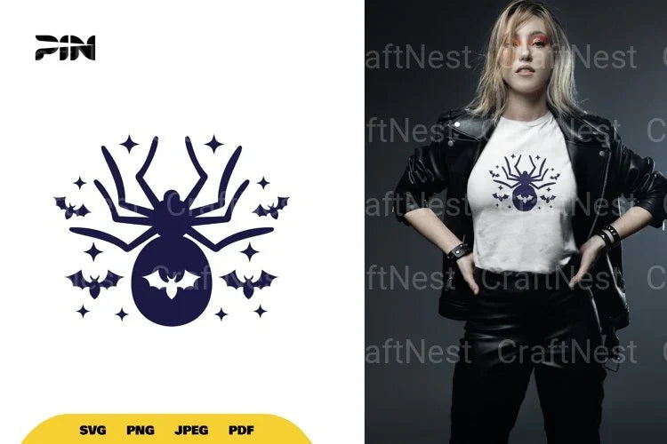 Spider Halloween SVG Bundle - CraftNest - Digital Crafting and Art
