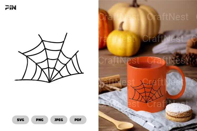 Spider Web Halloween SVG Bundle - CraftNest - Digital Crafting and Art