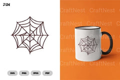 Spider Web Halloween SVG Bundle - CraftNest - Digital Crafting and Art