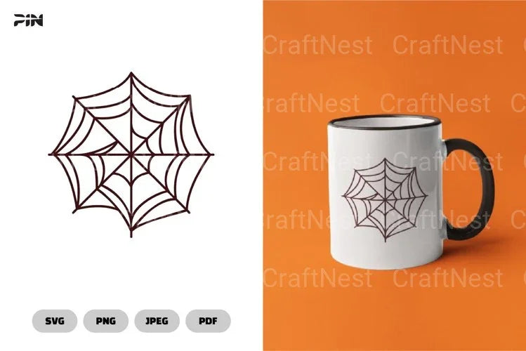Spider Web Halloween SVG Bundle - CraftNest - Digital Crafting and Art