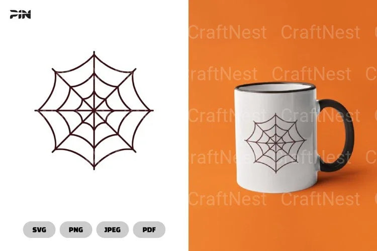 Spider Web Halloween SVG Bundle - CraftNest - Digital Crafting and Art