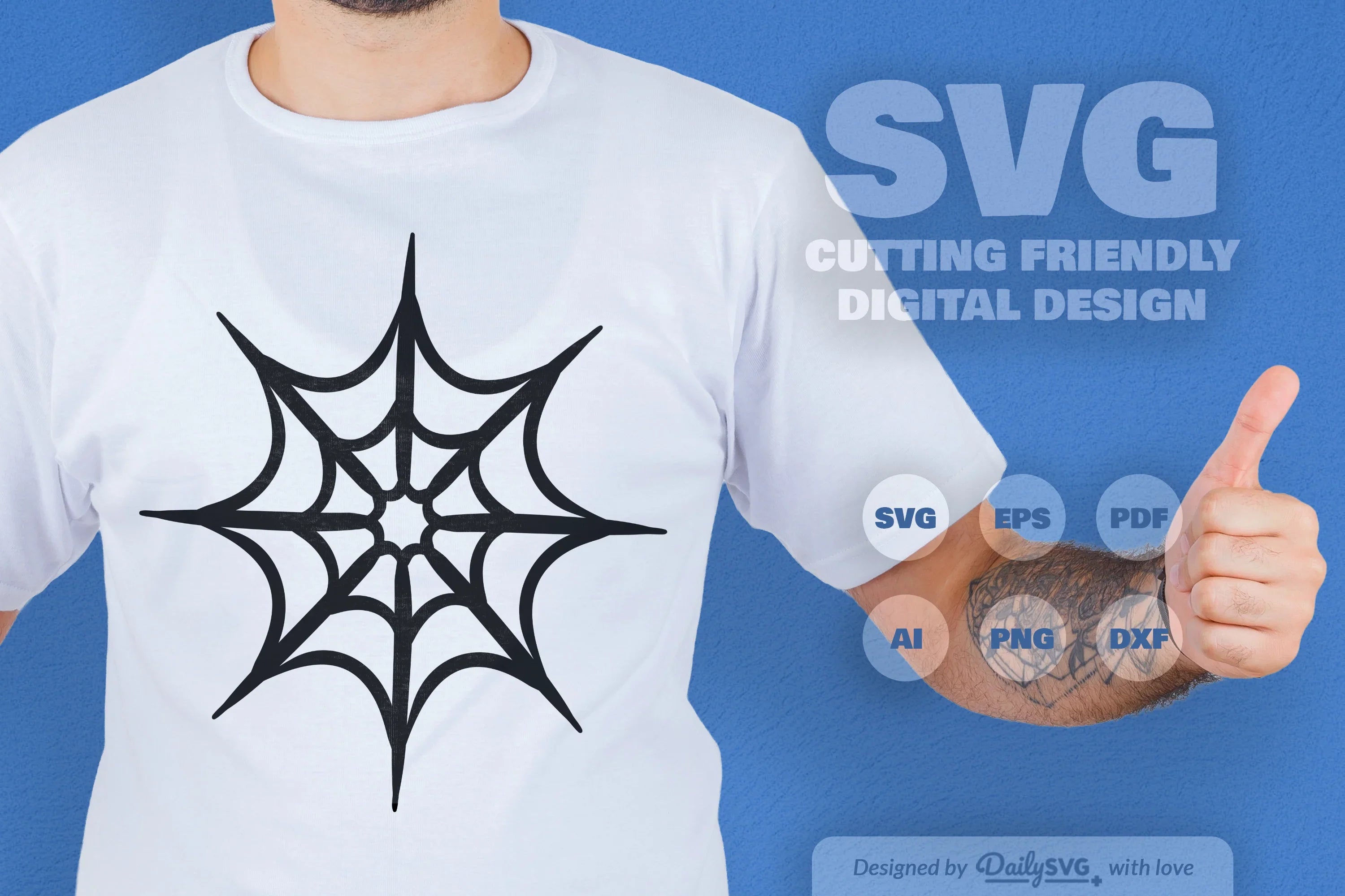 Spider Web SVG Bundle for Halloween Decor 2 - CraftNest - Digital Crafting and Art