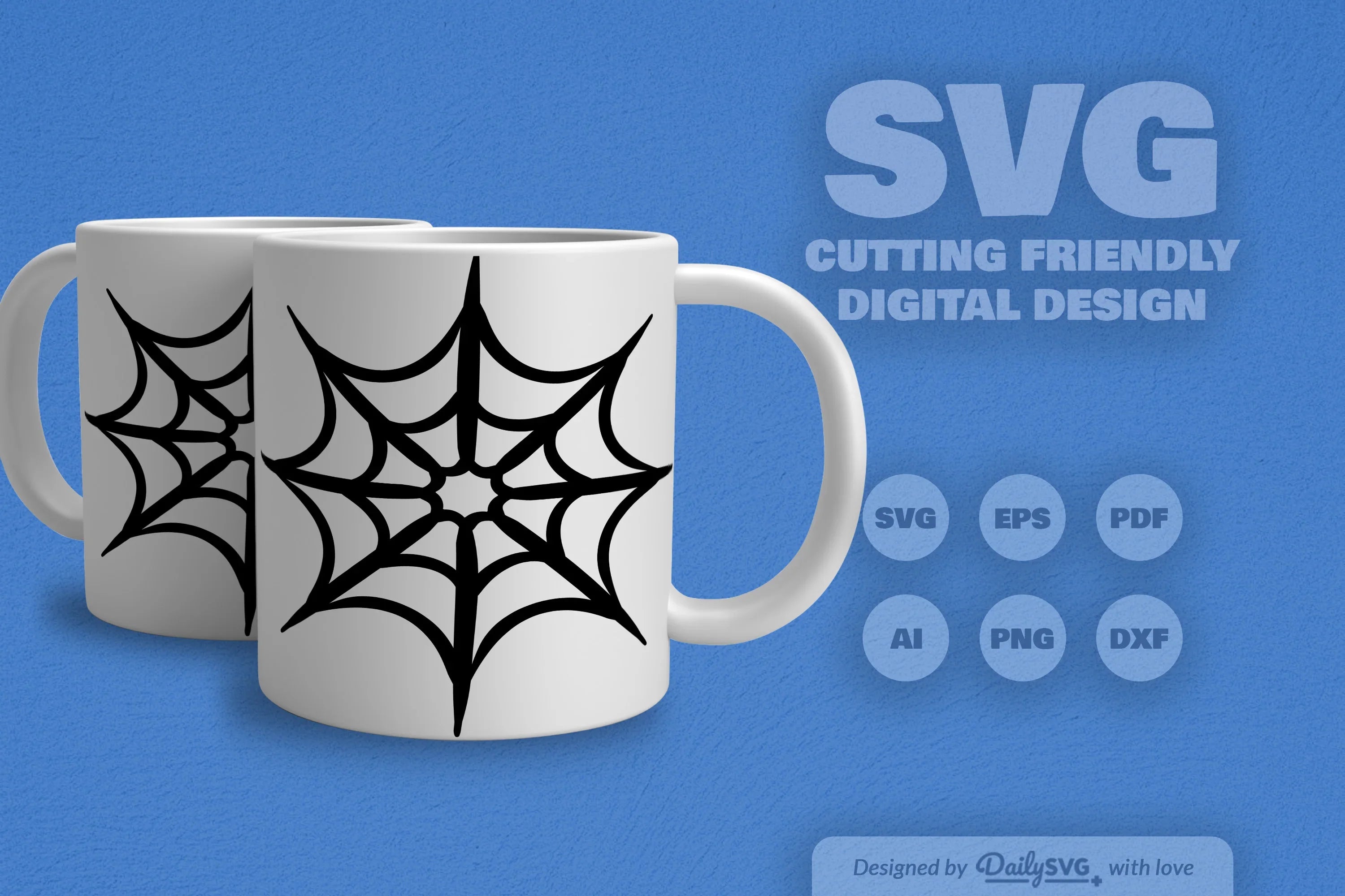 Spider Web SVG Bundle for Halloween Decor 2 - CraftNest - Digital Crafting and Art
