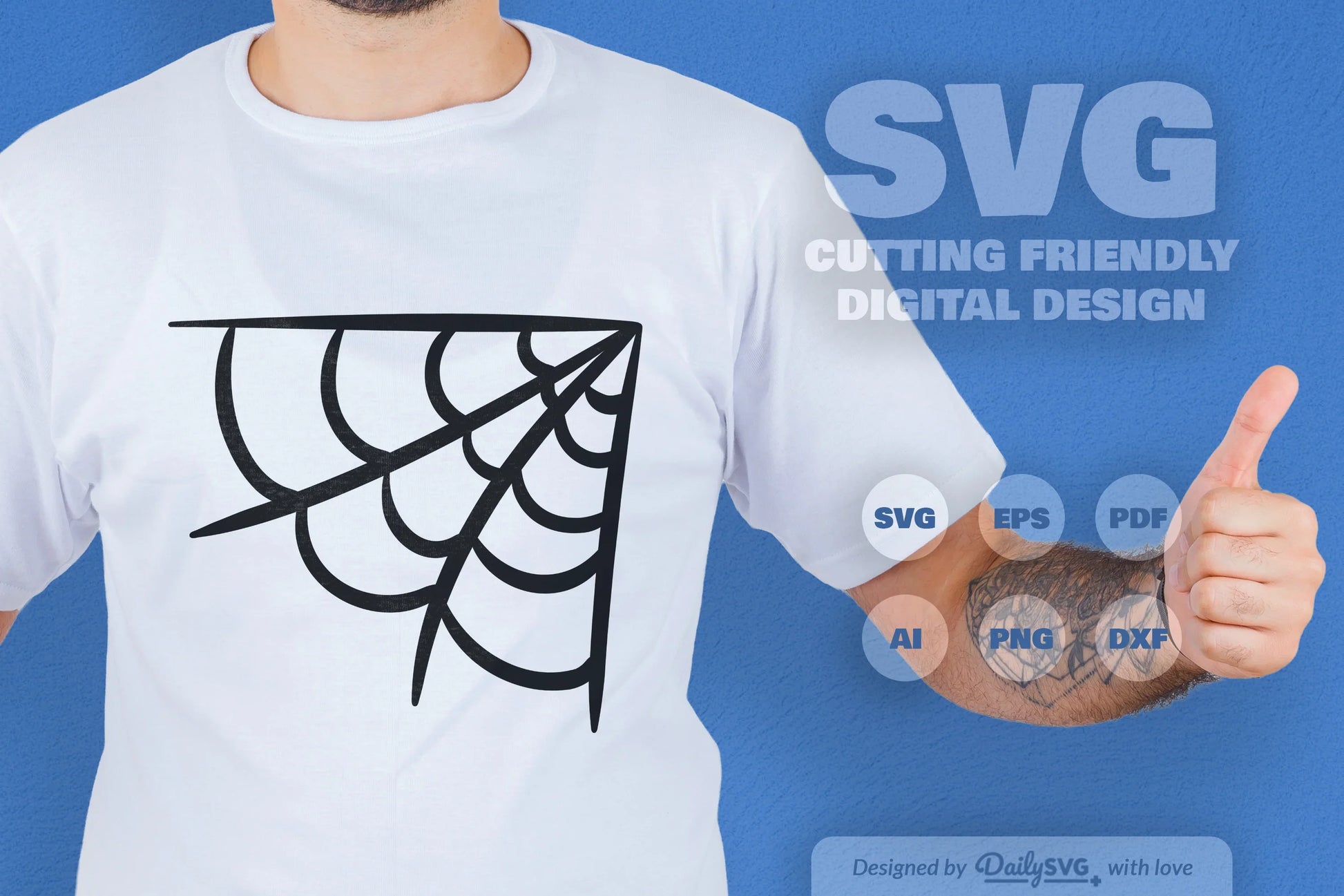 Spider Web SVG Bundle for Halloween Decor - CraftNest - Digital Crafting and Art