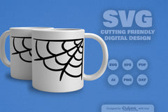 Spider Web SVG Bundle for Halloween Decor - CraftNest - Digital Crafting and Art