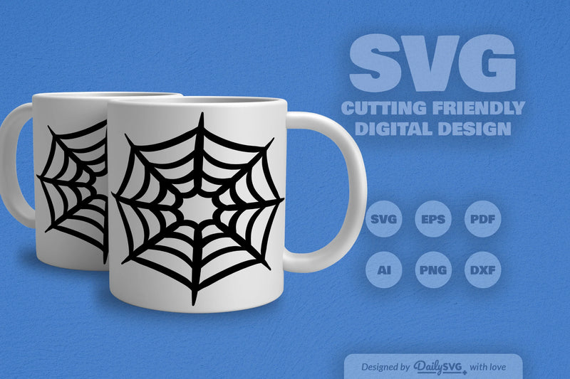 Spider Web SVG Bundle for Halloween Decor 1 - CraftNest - Digital Crafting and Art
