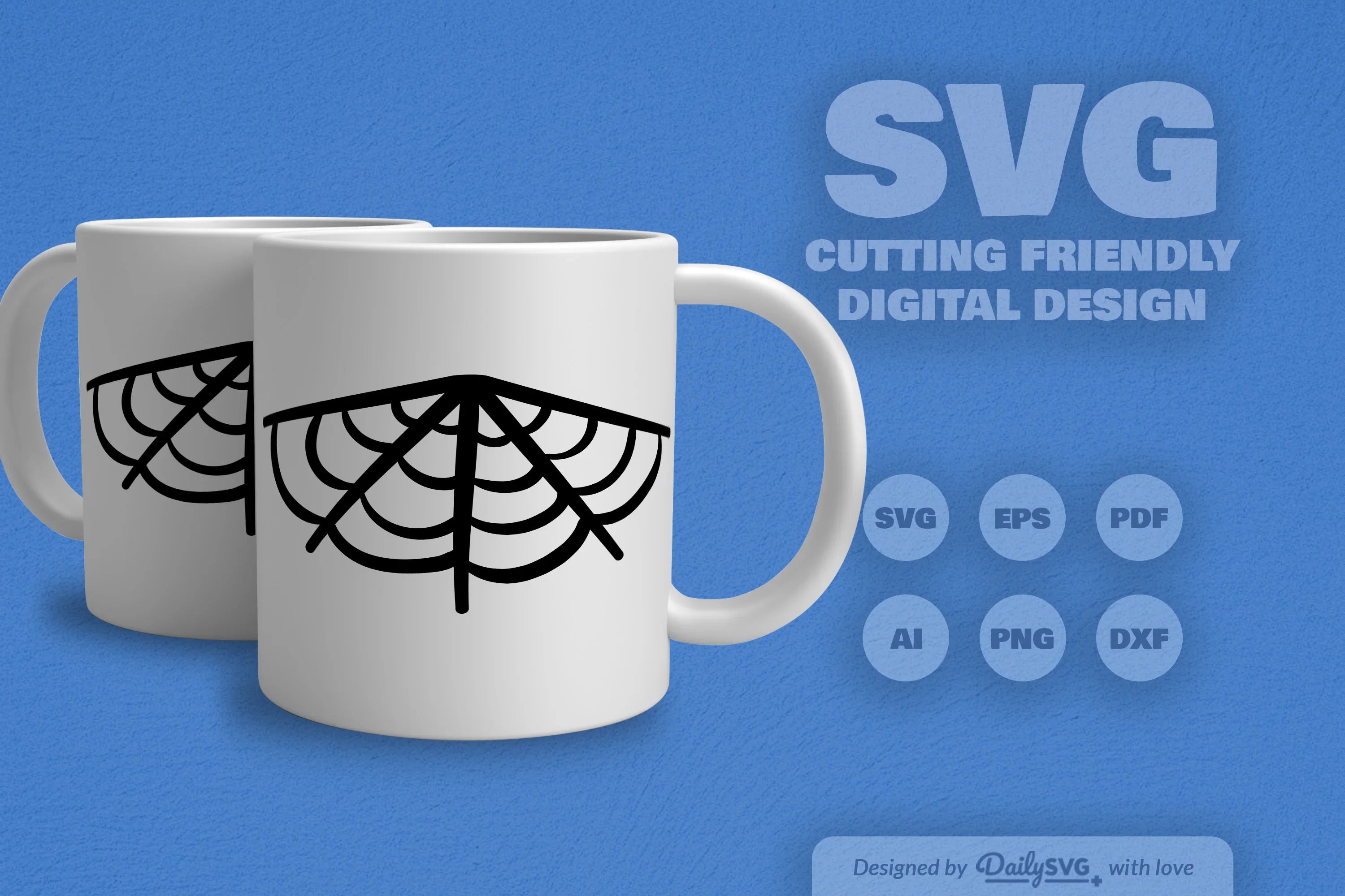 Spider Web SVG Bundle for Halloween Decor 3 - CraftNest - Digital Crafting and Art