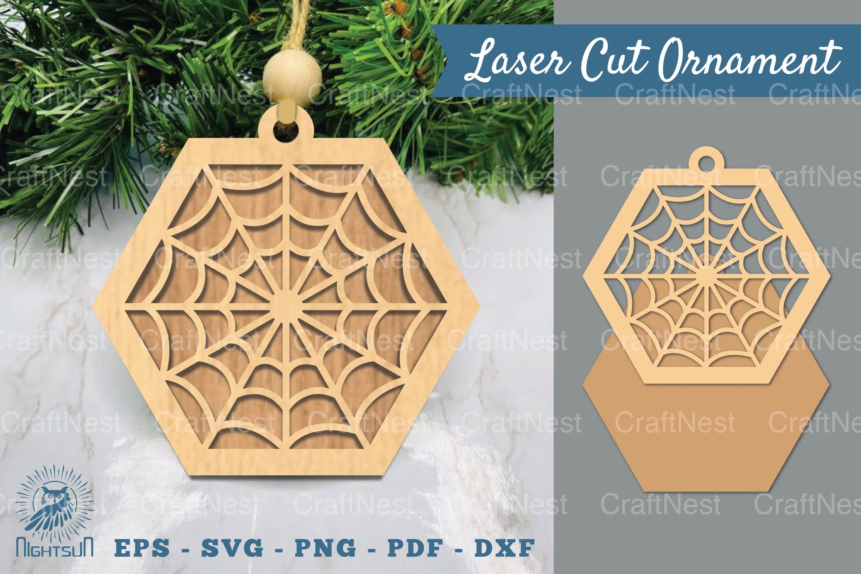 Spider Webs Laser Cut Ornament Clipart Bundle - CraftNest - Digital Crafting and Art