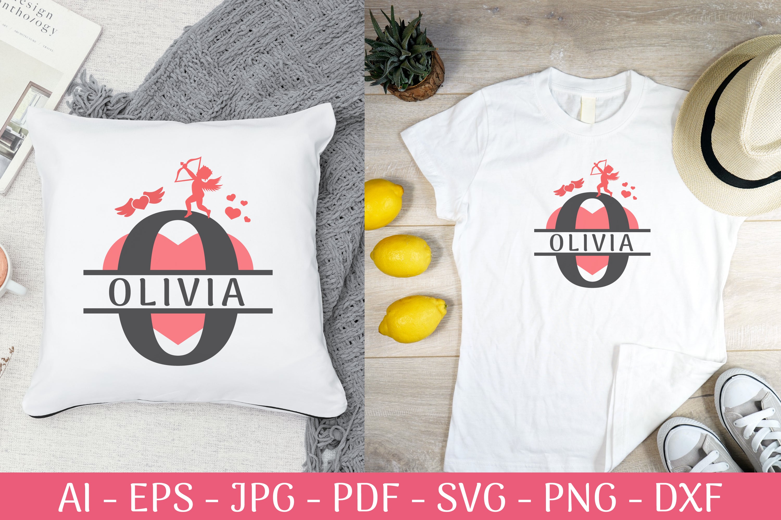 Split Alphabet Valentine SVG Bundle - CraftNest - Digital Crafting and Art