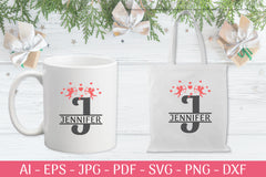 Split Alphabet Valentine SVG Bundle 2 - CraftNest - Digital Crafting and Art