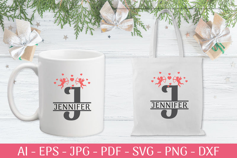 Split Alphabet Valentine SVG Bundle 2 - CraftNest - Digital Crafting and Art