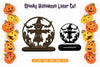 Spooky Halloween Laser Cut Stand SVG Clipart Bundle