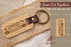 Spooky Season Laser Cut Keychain Clipart Bundle - CraftNest - Digital Crafting and Art