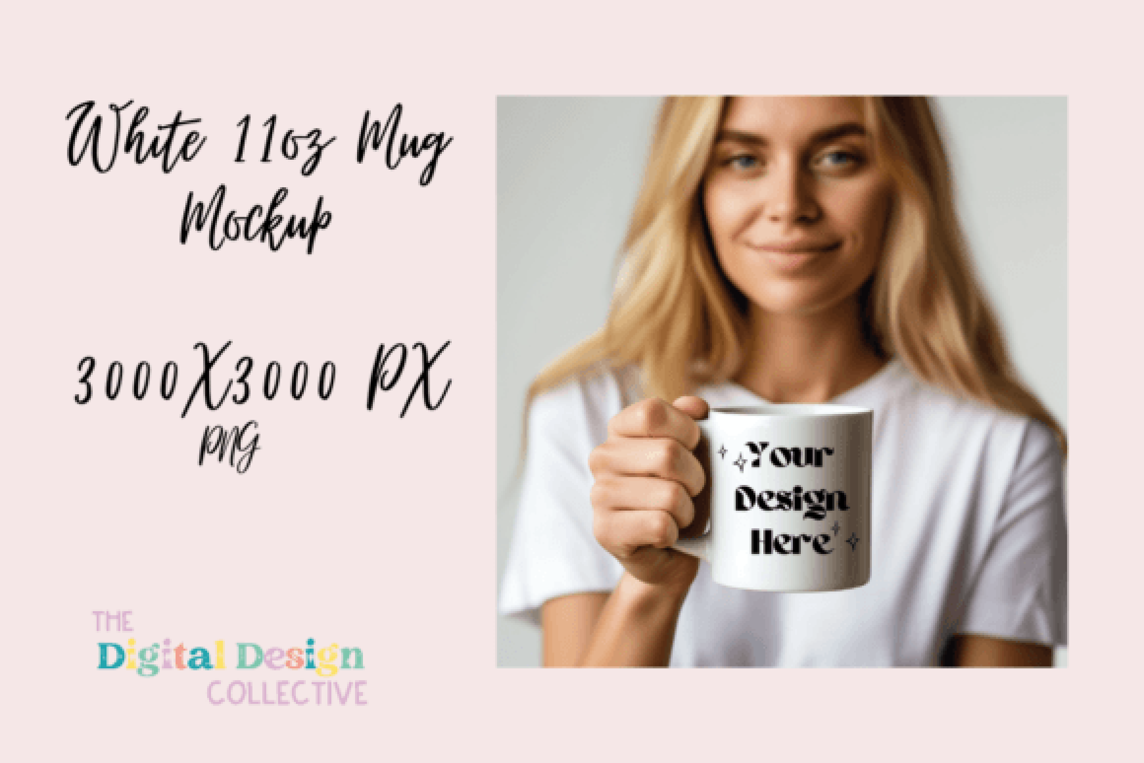 White Coffee Mug Mockup Set