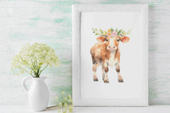 Spring Floral Cow Clipart Bundle - CraftNest - Digital Crafting and Art
