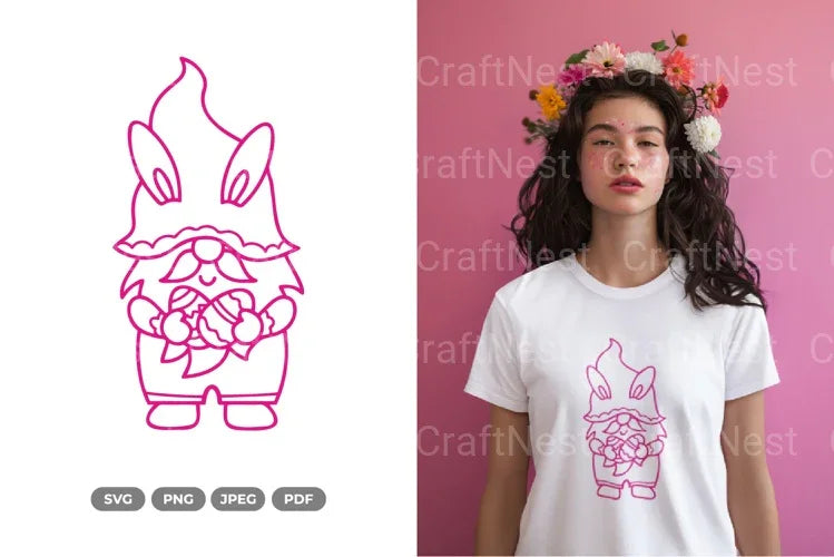 Spring Gnome SVG Bundle - CraftNest - Digital Crafting and Art