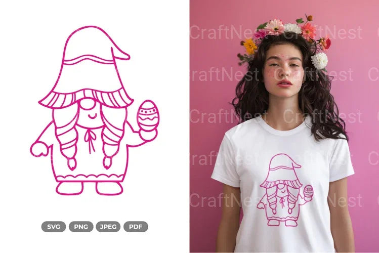 Spring Gnome SVG Bundle Clipart - CraftNest - Digital Crafting and Art