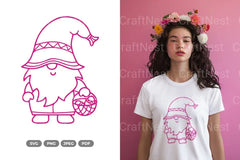 Spring Gnome SVG Bundle - CraftNest - Digital Crafting and Art