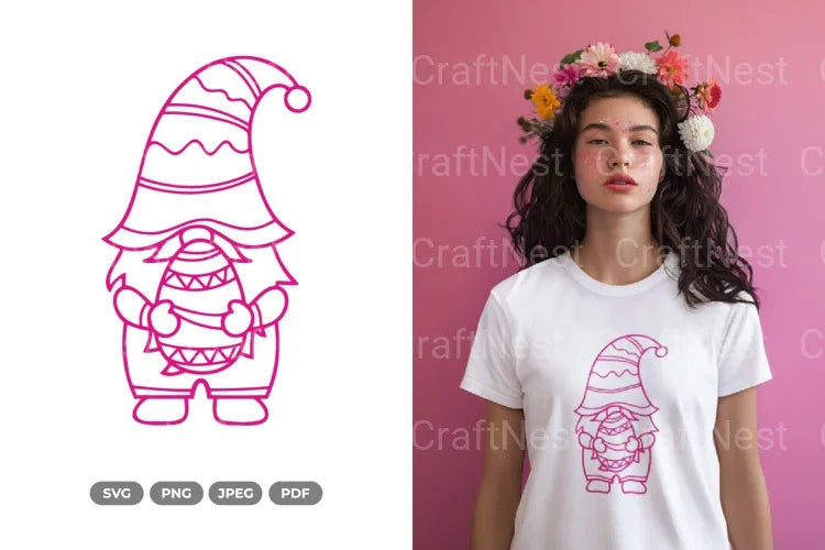 Spring Gnome SVG Bundle Clipart - CraftNest - Digital Crafting and Art