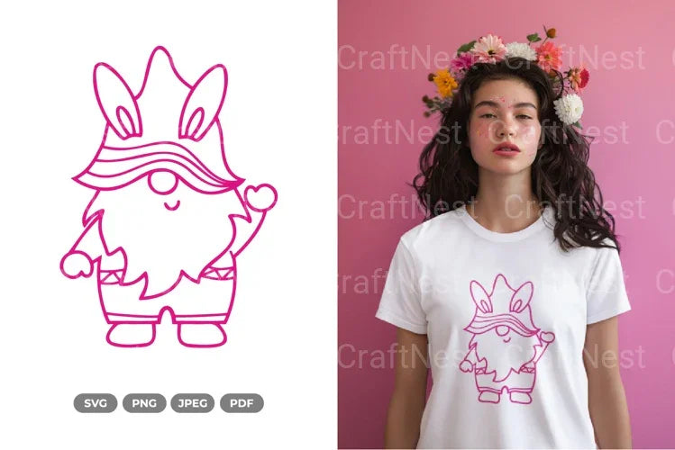 Spring Gnome SVG Bundle - CraftNest - Digital Crafting and Art