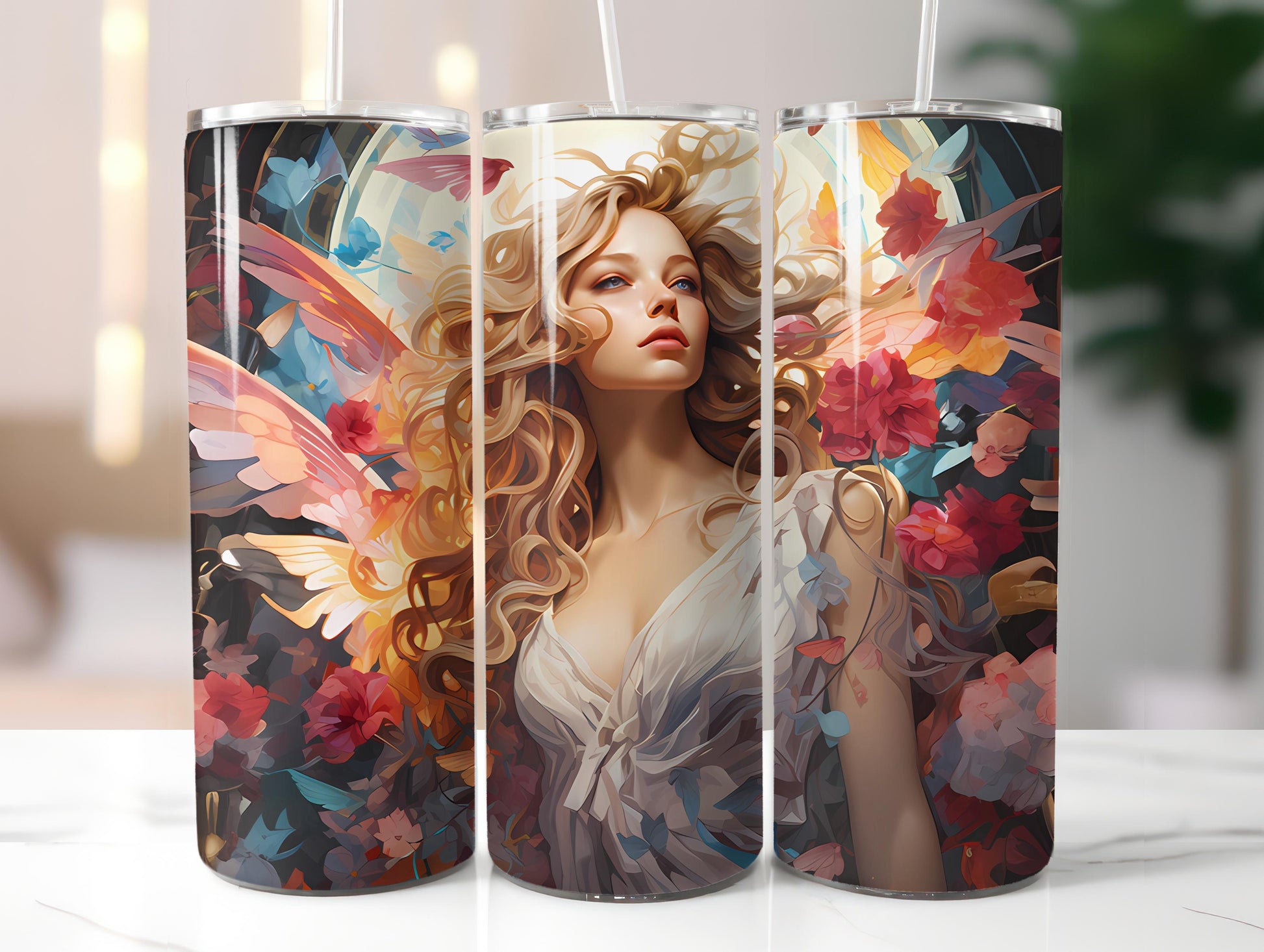 Spring Angels 1 Tumbler Wrap - CraftNest