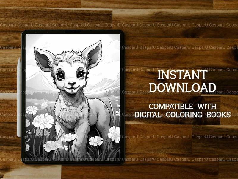 Spring Baby Animals Coloring Books - CraftNest