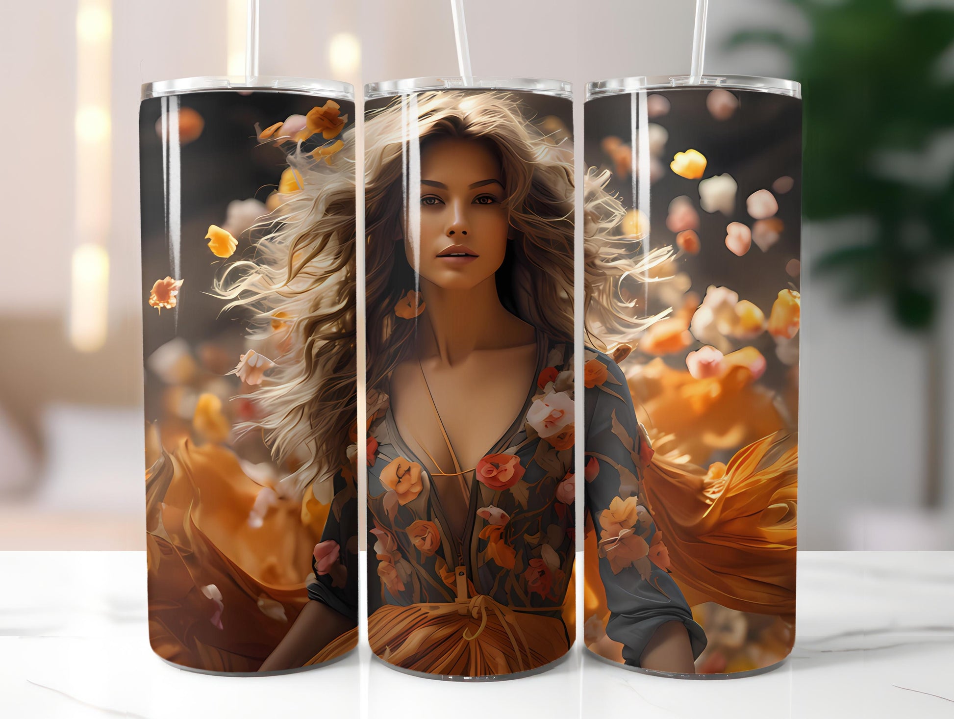 Spring Boho 2 Tumbler Wrap - CraftNest