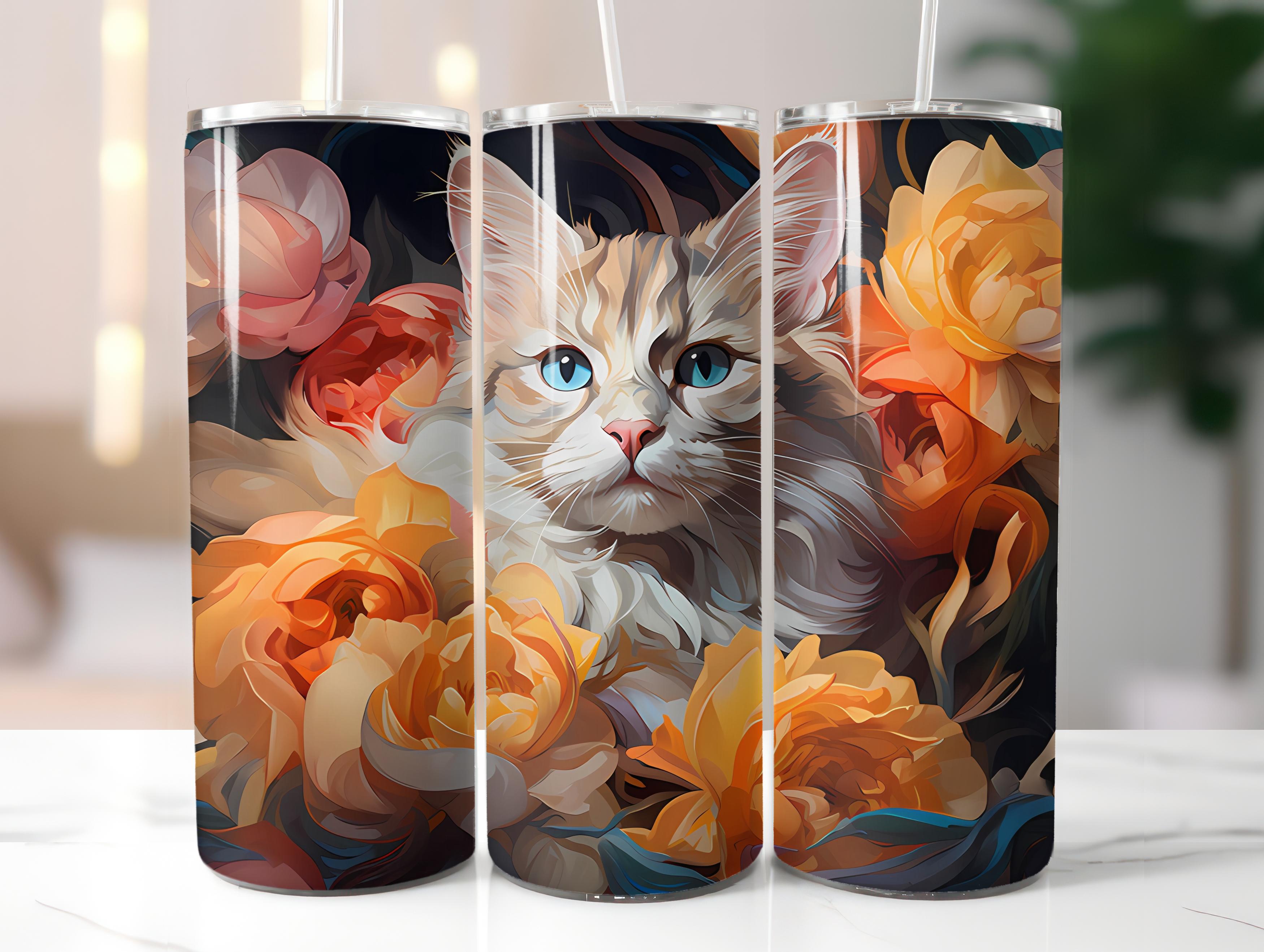 Spring Cats 1 Tumbler Wrap - CraftNest