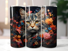 Spring Cats 5 Tumbler Wrap - CraftNest