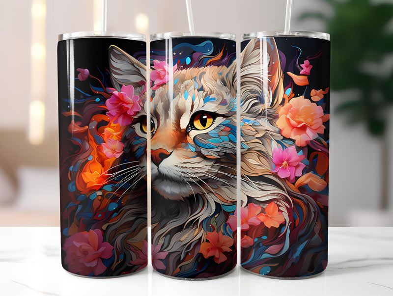 Spring Cats 4 Tumbler Wrap - CraftNest