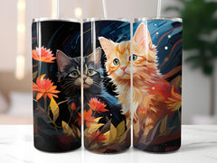 Spring Cats 6 Tumbler Wrap - CraftNest