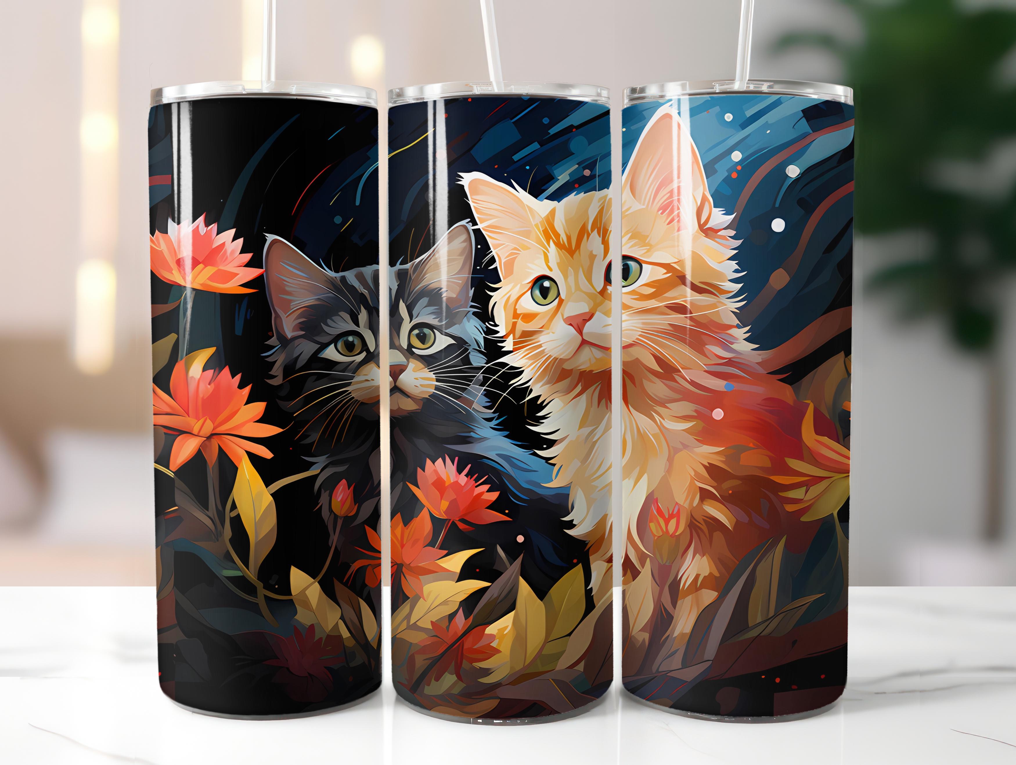 Spring Cats 6 Tumbler Wrap - CraftNest