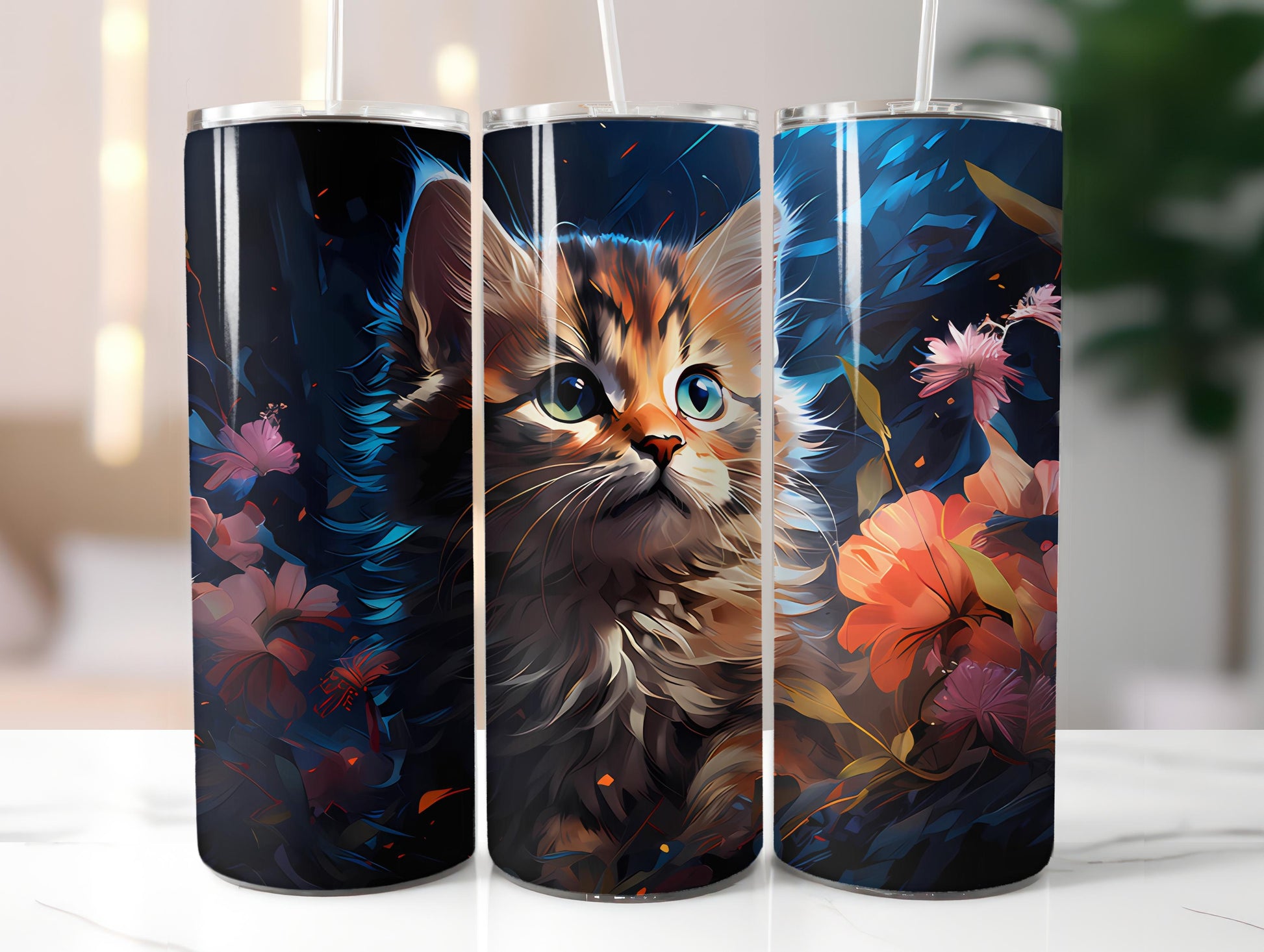 Spring Cats 5 Tumbler Wrap - CraftNest