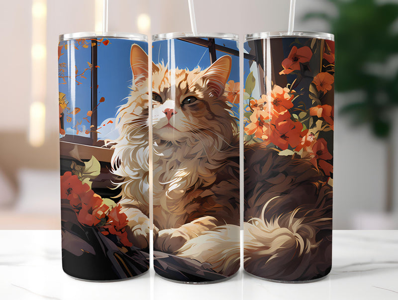 Spring Cats 4 Tumbler Wrap - CraftNest