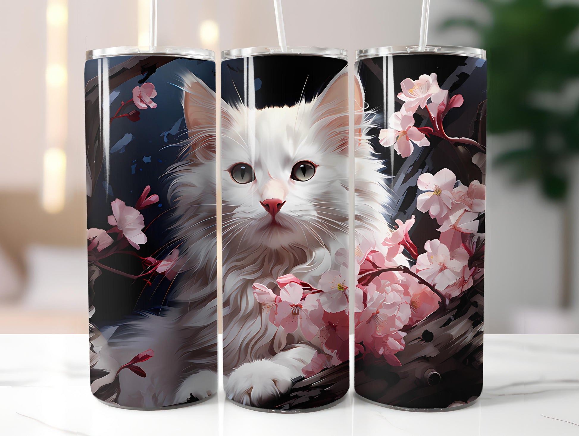 Spring Cats 5 Tumbler Wrap - CraftNest