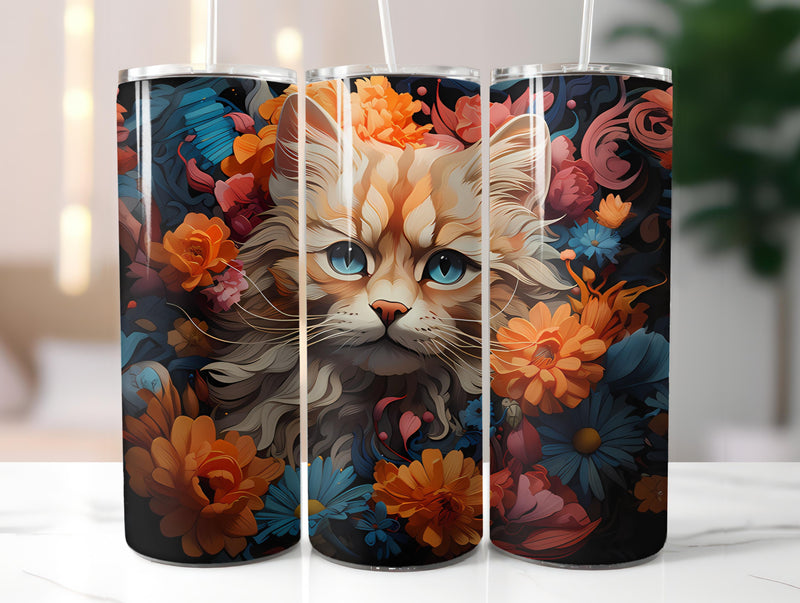 Spring Cats 6 Tumbler Wrap - CraftNest