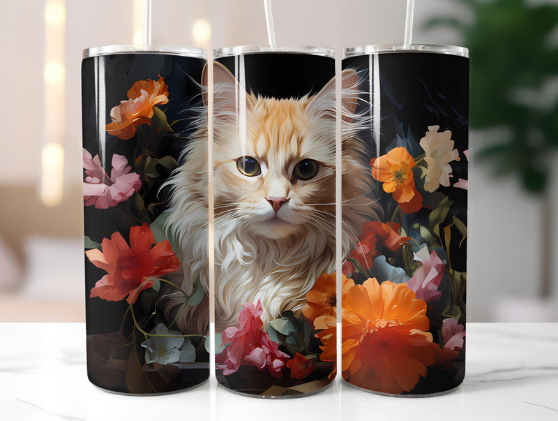 Spring Cats 5 Tumbler Wrap - CraftNest