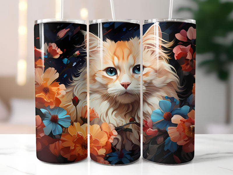 Spring Cats 4 Tumbler Wrap - CraftNest