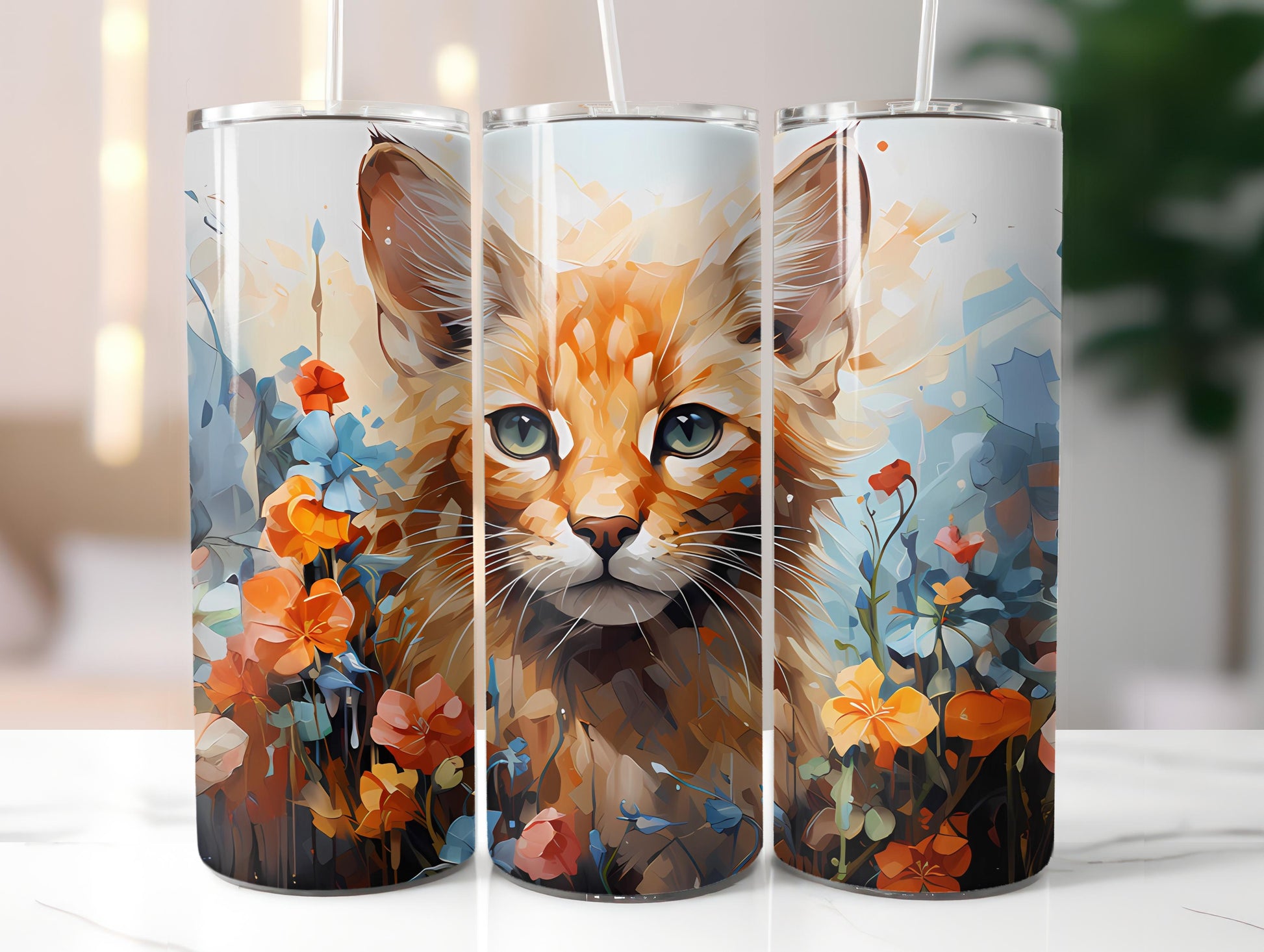 Spring Cats 4 Tumbler Wrap - CraftNest